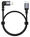 Price comparison product image ADAM elements PeAk II Lightning for DJI Remote Controller Mavic & Spark Series - Gray (iPhone & Pad, MFI Certified, 30cm long, Nylon & Aluminum, One Sided 90 °)