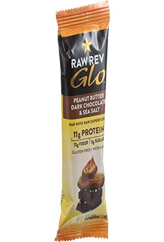 Raw rev, bar glo peanut butter dk choco sea salt, 1.6 o…