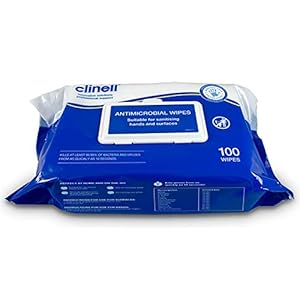 Clinell Antimicrobiële hand en oppervlak veegt x100 af