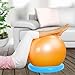 POPETPOP Stability Ball Holder Base Ring for Yoga Ball with Anti Burst Design Exercise Chair Base for Home Gym Office Fitness Studios 23.62 Inch Diameter