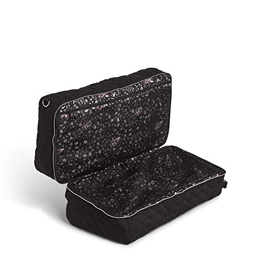 Vera Bradley Women's Performance Twill Lay Flat Travel Duffel Travel Bag, Black, One Size
