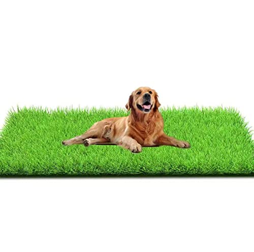 39.4in x 33.5in Artificial Grass for Dog Grass Mat Fake Grass for Dogs Potty Training Rug Artificial Grass Turf Dog Turf Outdoor Rug Patio Lawn Decoration