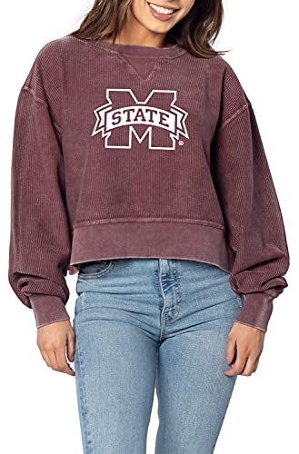Image of chicka-d NCAA womens Corded Boxy Pullover