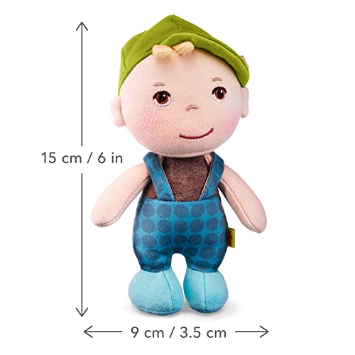 Haba Mini Soft Doll Matteo - Tiny 6" First Baby Boy Doll From Birth And Up #TOP1