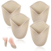 2 Pairs Ballet Toe Pads for Pointe Shoes, Pointe Shoe Toe Pads with Anti-Slip Cushion for Forefoot Pain Relief & Dance Foot Care 4.1 * 3.1 Inch