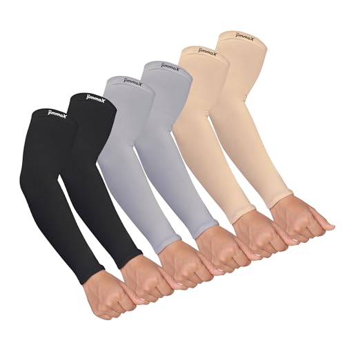 Image of Arm Sleeves for Men & Women, Sun Protection & UV Compression Hand Sleeves for Cycling, Running, Outdoor Sports & Activities, Hand Cover for Bike Riding