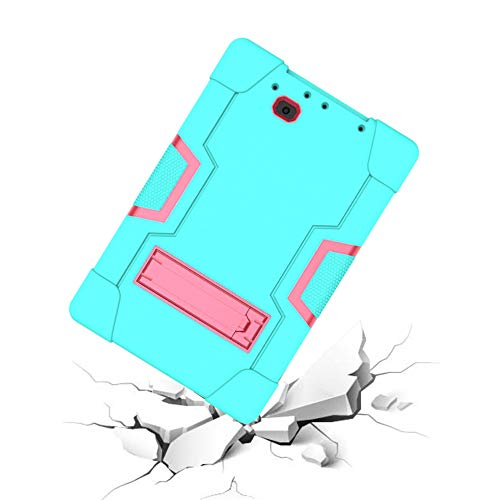Cherrry For Rca 10 Viking Pro Rct6A03W13 10.1 Inch Case,Heavy Duty Shockproof Rugged Impact Resistant Hybrid Three Layer Full Body Protective Case Cover For Rca 10 Viking Pro 10.1 Inch (Green/Pink) #TOP4