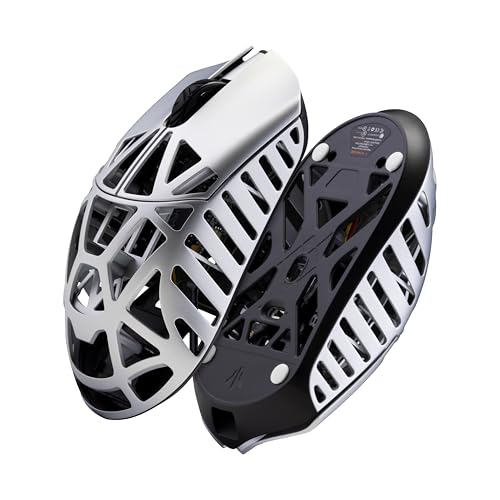 Image of WLMOUSE Beast X Pro Wireless Gaming Mouse with Side Holes, Symmetrical, Supports 8KHz Polling Rate, Magnesium Alloy, 1.4 oz (39 g), Lightweight, PAW3950HS Sensor (OM Switch, Black)