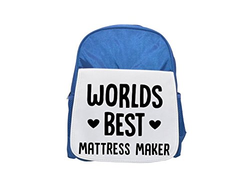 Fotomax World'S Best Colchón Maker, Mochila Azul para niños, Lindas Mochilas, Lindas Mochilas pequeñas, Mochila Negra, Mochila Negra, Mochilas a la Moda, Mochilas Grandes a la Moda, Espalda Negra