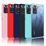 [Material:TPU suave] - La transparente funda para Xiaomi Redmi Note 11 Pro 4G / 5G está hecha de TPU suave,este material es similar a la silicona.Es son duraderos y ecológicos.