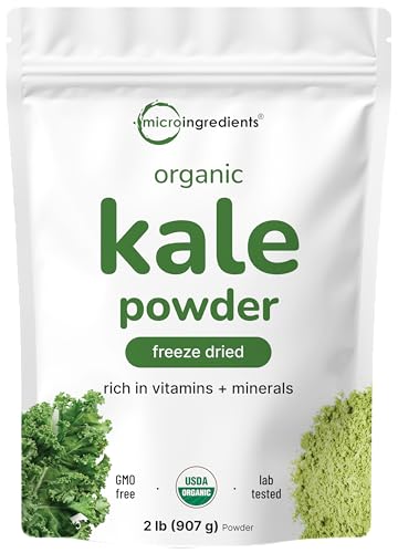 Sustainably US Grown, Organic Kale Powder, 2 Pounds | Fresh