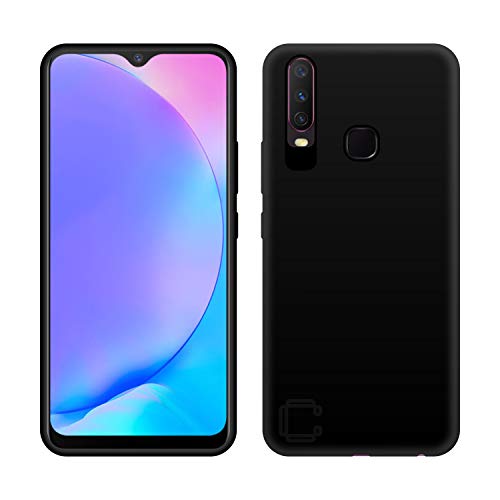 Image of Case Creation Compatible with Google Pixel 2 Back case, Google Pixel 2 Slim Flexible Smart Look case with 360 Camera All Angle Protection (Pure Black)