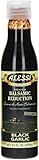 Alessi Balsamic Vinegar Reduction, Autentico from Italy, Ideal on Caprese Salad, Fruits, Cheeses, Meats, Marinades (Black Garlic, 8.5 Fl Oz (Pack of 1))