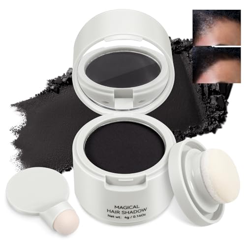 Boobeen Poudre pour la racine des cheveux pour couvrir rapidement les cheveux clairsemés, ombres à cheveux imperméables pour couvrir les cheveux gris, les sourcils