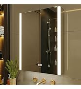 Amazon.co.jp: KWW LEDライト付きバスルーム薬キャビネットソケット