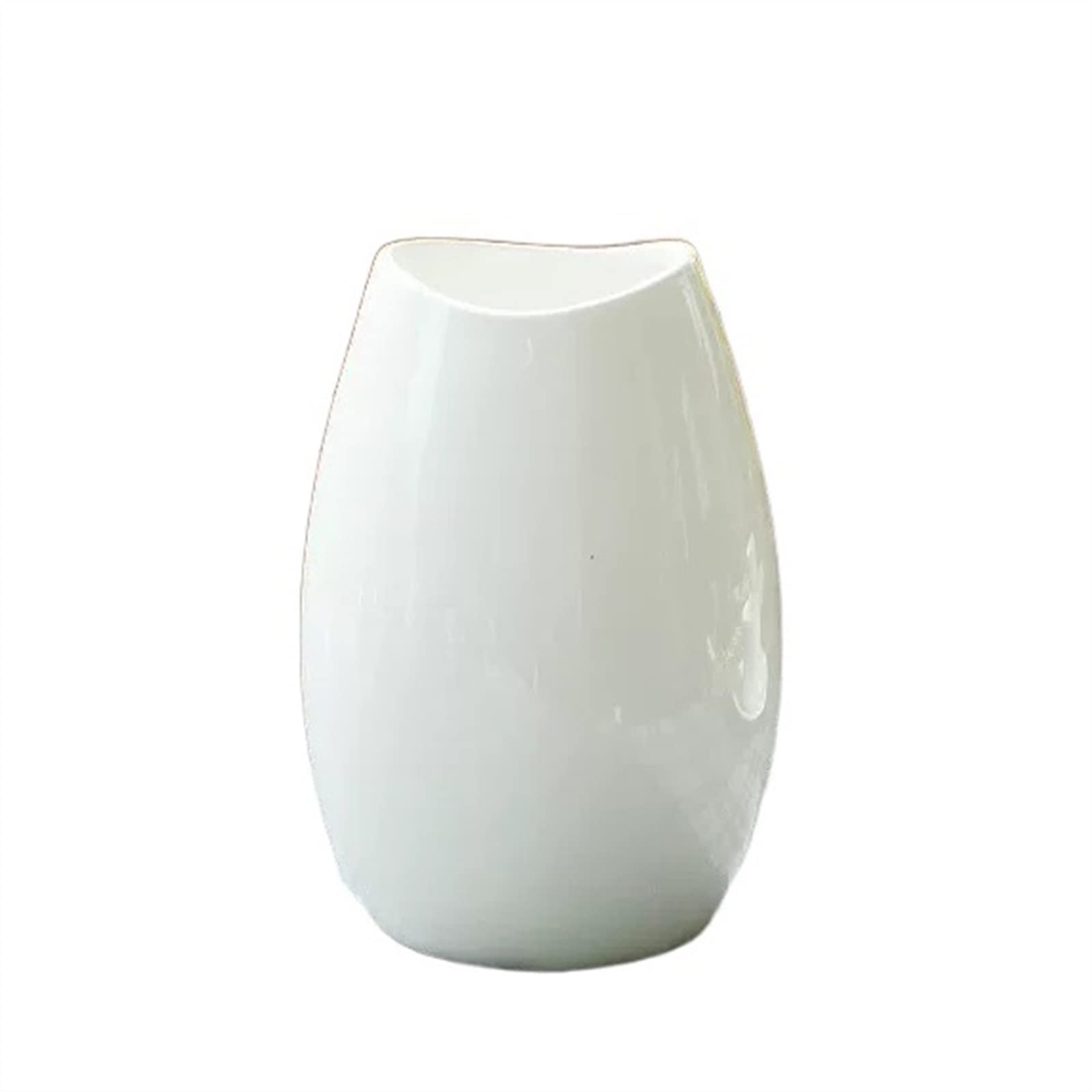 Vase en céramique blanc pour valoriser vos bouquets de fleurs sèches et plantes en eau