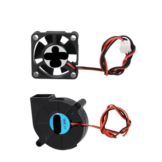 Ventilador de aire for impresora 3D Anet A8, A6, 5015, 4010 y 3010, 12 V, 24 V, ultrasilencioso, con cojinetes de aceite, 7500 RPM, turbo pequeño. distintivo(5010 Fan(30CM),24V)
