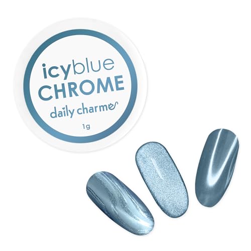 Daily Charme Mirror Cateye Magnetic Chrome Powder 1g, 3-in-1 Nail...
