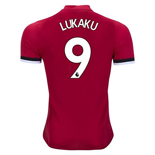 LUKAKU #9 Manchester United 2017/2018 Soccer Jersey Mens Red Color Size L