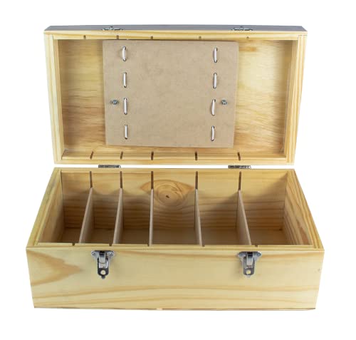 Caixa De Pintura, Mad. Pinus Luxo - Souza & Cia (Ref:4211)