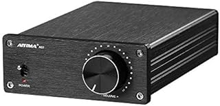 AIYIMA A07 TPA3255 2.0 Channel Power Amplifier 300Wx2 HiFi Class D Stereo Digital Audio Amplifiers Sound Amp For Passive Speaker Home Audio DIY with 32V Power Adapter