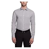 Calvin Klein Men's Dress Shirt Slim Fit Non Iron Gingham