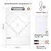 AOLEBA Baseball Lineup Board, Dry Erase Magnetic Baseball Clipboard for Coaches, Metal Dugout Board with 30 Lineup Cards, Baseball Accessories Coaching Equipment for Dugout (White)
