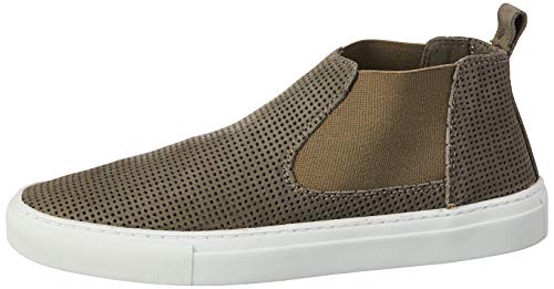 Sapato Casual Cano Alto em Couro Mobi, Fork, Masculino, Grafitte, 40