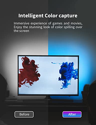 Cocanree Immersion Monitor Backlight & Screencolors Sync, 8.2Ft Replace Rgb Light Bar, Led Strip Lights For Bedroom And Gaming Room, Ambient Lighting Setup, Gaming Lights (17-49Inch) #TOP2