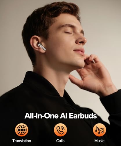 Image of TAGRY Bluetooth Headphones True Wireless Earbuds 60H Playback LED Power Display Earphones with Wireless Charging Case IPX5 Waterproof in-Ear Ear buds with Mic for TV Smart Phone Laptop Computer Sports
