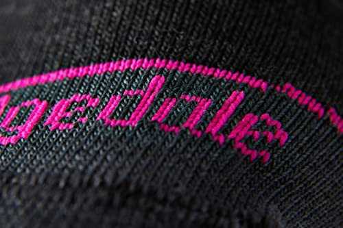 Bridgedale Meias femininas Easy on Ski – Merino Endurance Socks, grafite/roxo, pequenas