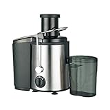 【Alto rendimiento de jugo y conservación de nutrientes】 Hojas afiladas y filtro de alta densidad combinado que resulta en un calor mínimo y menos oxidación. Juicer extraerá jugo de frutas, verduras sin destruir las vitaminas, etc.