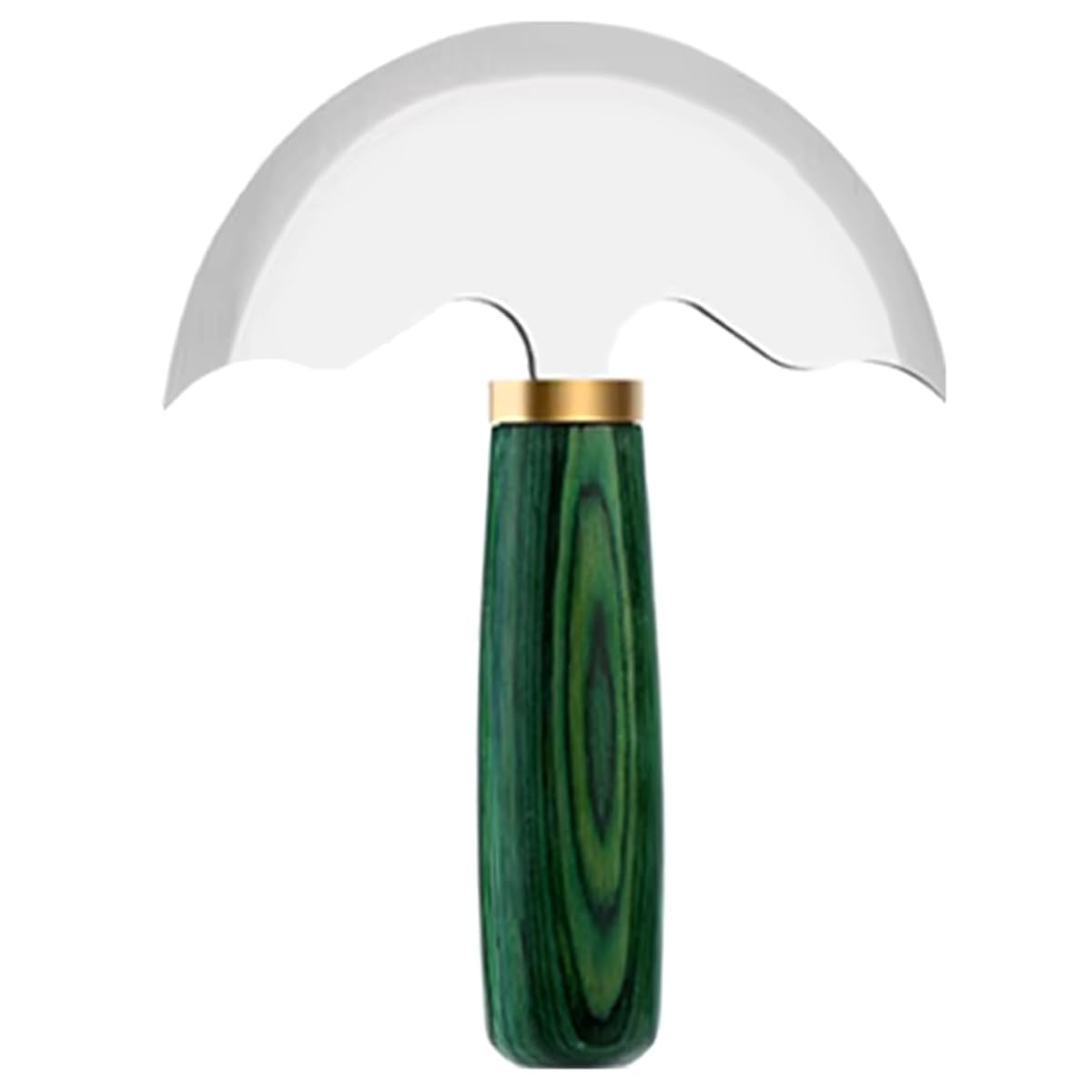 Outil de coupe de cuir à lame demi-ronde pour l'artisanat d'art et DIY