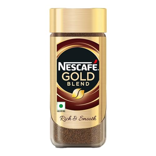 Image of NESCAFE Gold Instant Coffee Powder | Premium Imported Coffee | Freeze Dried | Rich & Smooth Taste | 100g, Jar (Pack of 2)