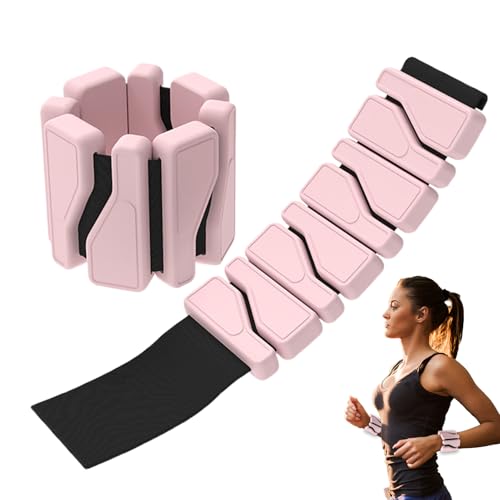 Poids de cheville et poignet en silicone réglables pour le Pilates et la marche active