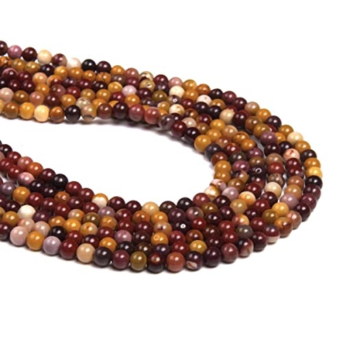 Natural Stone Beads 4mm Egg Yolk Stone Small Size Round