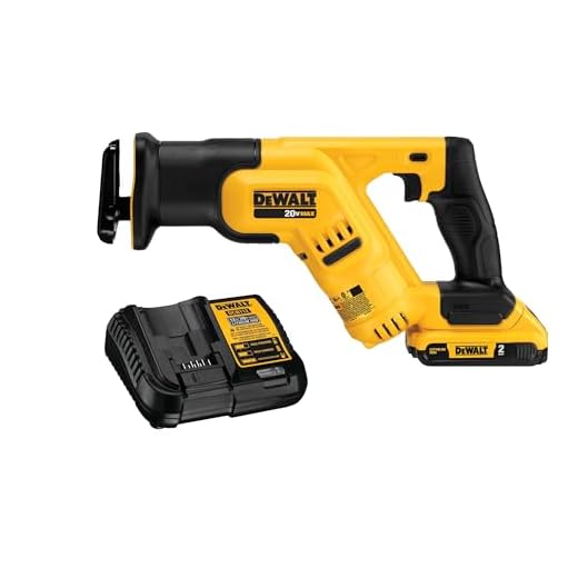 DEWALT 20V MAX* Cordless Reciprocating Saw Kit, Compact, 2-Amp Hour (DCS387D1)