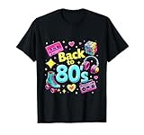 Back to 80's Retro 1980s Vintage Party Outfit tees