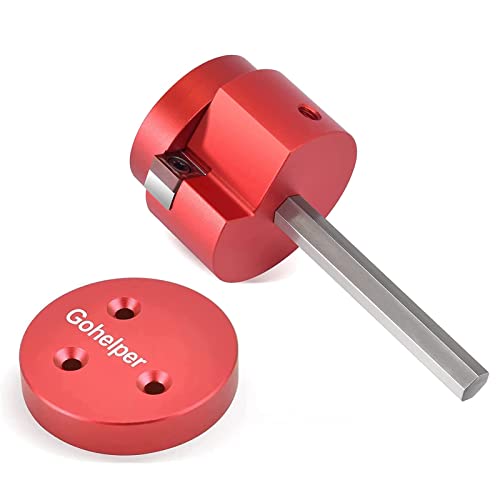 Pvc Fitting Saver With 1-½-Inch And 2 Inch Head Aluminum, Pvc Pipe Reamer, Pvc Socket Saver With 0.315" Hex Shaft, For Water Lines, Drain Lines, Vent Lines #TOP7