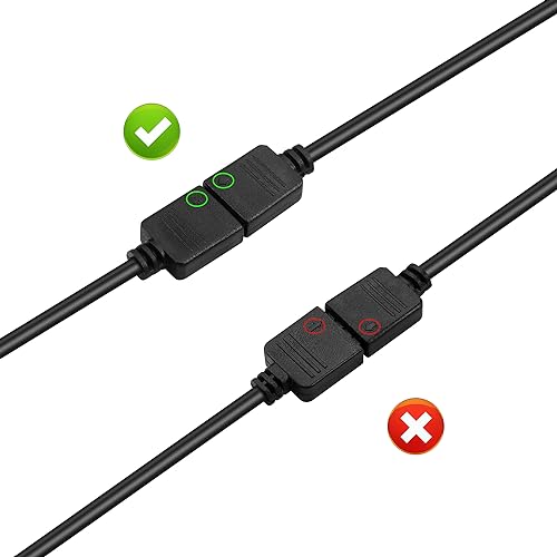 GINTOOYUN 4 Pin RGB Extension Cable 12V SM ARGB Adapter for Computer Fan Motherboard, LED Strips (0.98 FT, 4 PCS) (Style 1) - Image 3