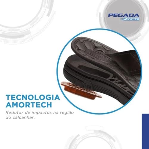 Sandália Masculina Pegada Casual Marrom 39