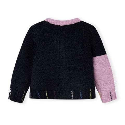 | Girls' and Toddler Long Sleeve Knitted Cardigan Sweater | Collection Galaxy Friends | Pink & Black2
