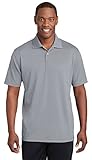 Sport-Tek Mens PosiCharge RacerMesh Polo (ST640) -SILVER -L