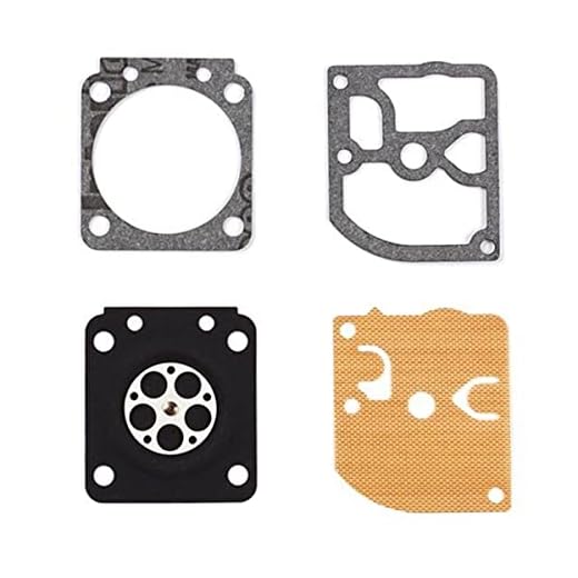 DHAEY Kit de reparo de carburador de acessórios automotivos adequado para CG230/330/430/520 4500 5200 peças de motosserra cortador de escova 1 conjunto espaçador de carburador (tamanho: 10)