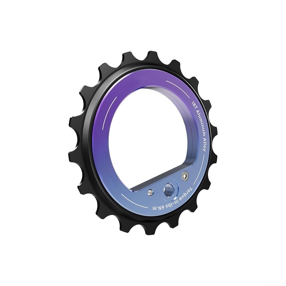 Dolvitrny 18T Rear Derailleur for-Jockey Wheel with Ceramic Bearing for SRAM R8000 R7000, Oversized Silent Shifting Roller Alloy Hollow Deep Tooth