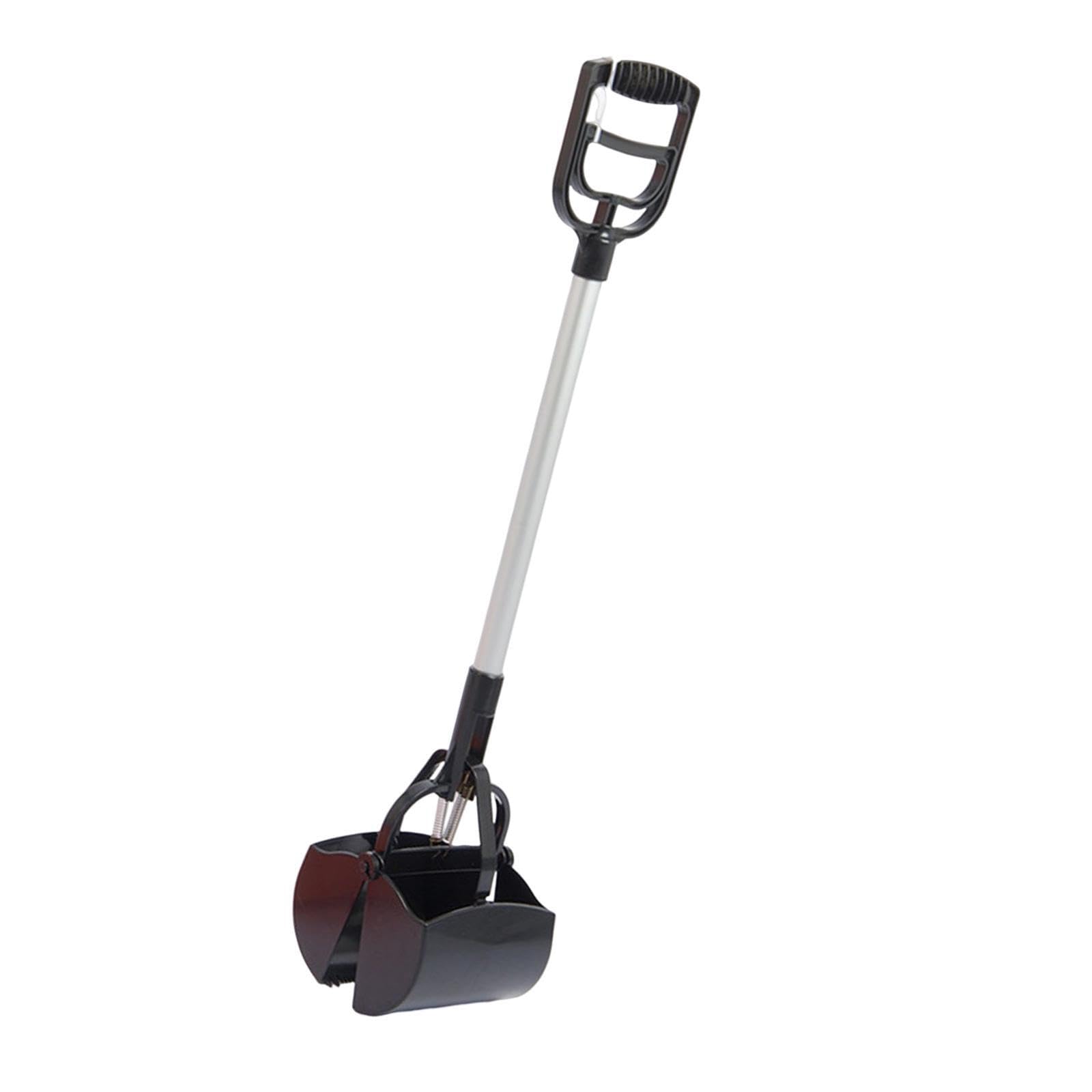 Pala de Limpieza sin Esfuerzo Pala de fácil Agarre con Mango Largo Herramienta portátil para Limpiar Conejos al Aire Libre para dueños de Mascotas Limpieza de Patios