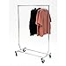 Mobile Garment Rack Round Single Hangrail