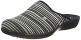 PU-Sohle Flyflot Damen 863765 Hausschuh, grau/Komb,38 EU