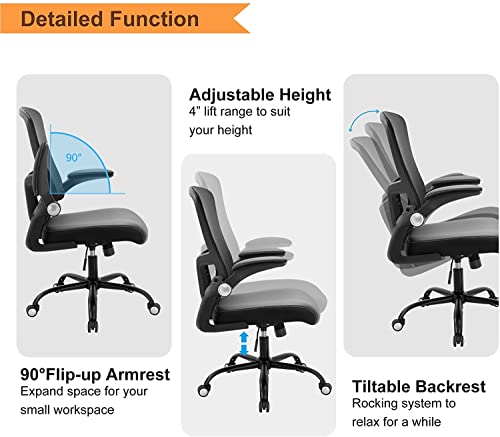 Nobofeeling Office Chair, High Back Desk Chair With 5 Years Warranty And Adjustable Lumbar Support, Swivel Task Chair With Soft Seat & Ergonomic Backrest For Pain Back, Computer Chair For Heavy People #TOP5