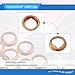 20Pcs Oil Drain Plug Gasket, Copper Crush Washer Compatible with Nissan/Infiniti G35 G37 Nissan - Rogue Sentra Xterra Altima Frontier Armada Jukes 350Z OEM 11026-JA00A